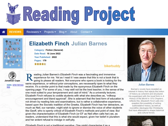 BookReviews/ElizabethFinch_JulianBarnes screenshot