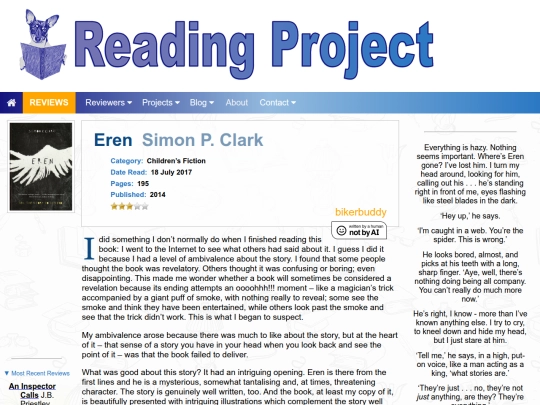 BookReviews/Eren_SimonPClark screenshot