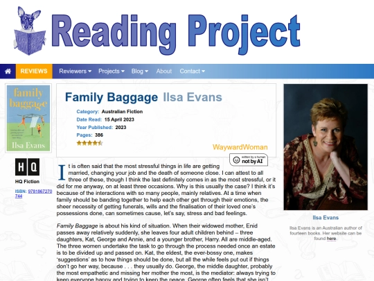 BookReviews/FamilyBaggage_IlsaEvans screenshot