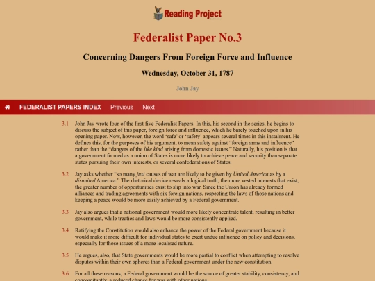 BookReviews/FederalistPapers/Fed03 screenshot