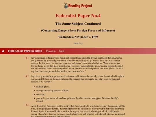 BookReviews/FederalistPapers/Fed04 screenshot