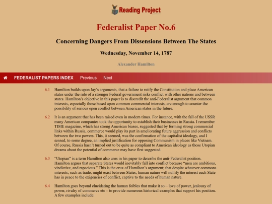 BookReviews/FederalistPapers/Fed06 screenshot