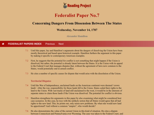 BookReviews/FederalistPapers/Fed07 screenshot
