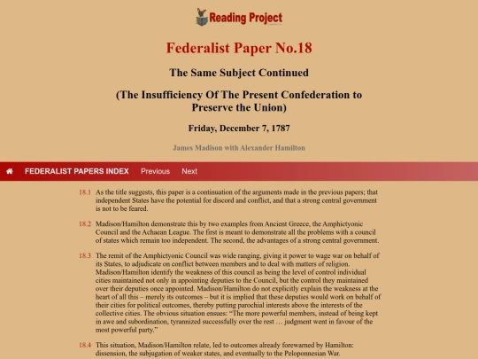 BookReviews/FederalistPapers/Fed18 screenshot