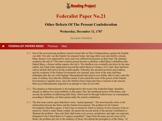 BookReviews/FederalistPapers/Fed21 screenshot