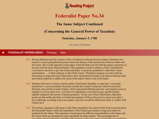 BookReviews/FederalistPapers/Fed34 screenshot
