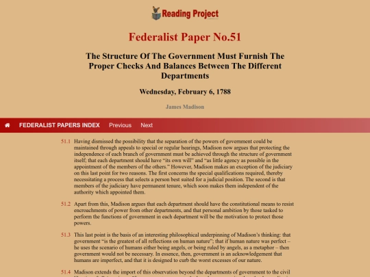 BookReviews/FederalistPapers/Fed51 screenshot