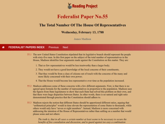 BookReviews/FederalistPapers/Fed55 screenshot