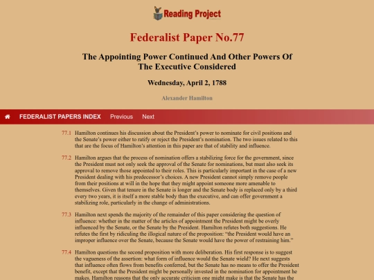 BookReviews/FederalistPapers/Fed77 screenshot