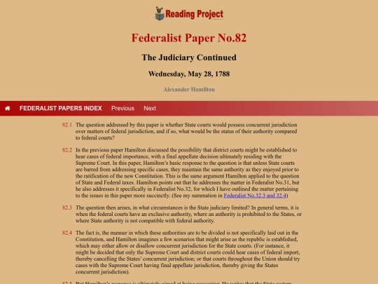 BookReviews/FederalistPapers/Fed82 screenshot