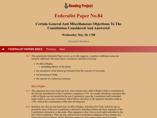 BookReviews/FederalistPapers/Fed84 screenshot