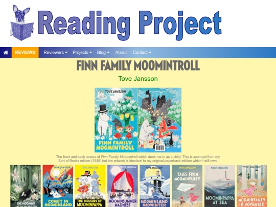 BookReviews/FinnFamilyMoomintroll_ToveJansson screenshot