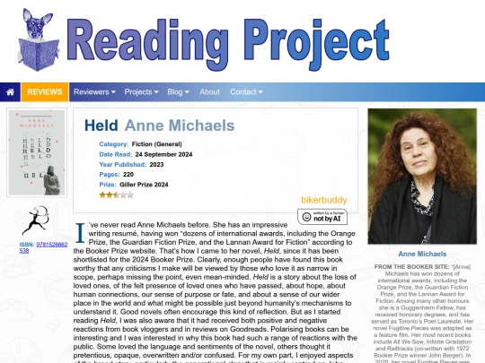 BookReviews/Held_AnneMichaels screenshot