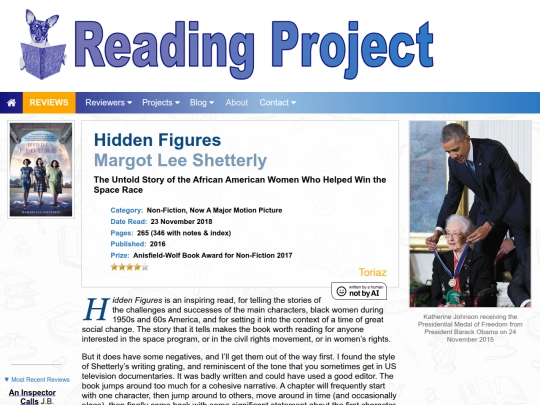 BookReviews/HiddenFigures_MargotLeeShetterly screenshot