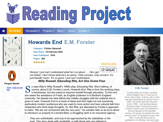 BookReviews/HowardsEnd_EMForster screenshot