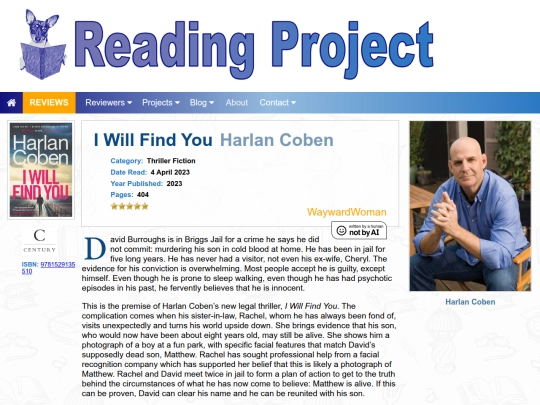 BookReviews/IWillFindYou_HarlanCoben screenshot