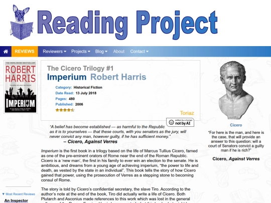 BookReviews/Imperium_RobertHarris screenshot
