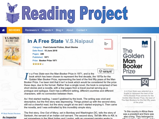 BookReviews/InAFreeState_VSNaipaul screenshot