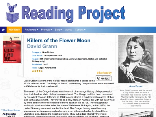 BookReviews/KillersOfTheFlowerMoon_DavidGrann screenshot