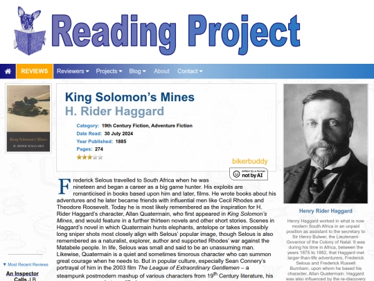 BookReviews/KingSolomonsMines_HRiderHaggard screenshot