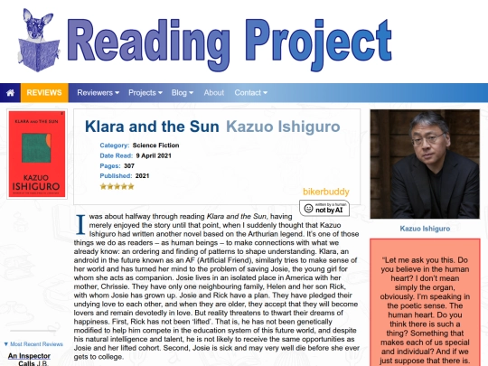 BookReviews/KlaraAndTheSun_KazuoIshiguro screenshot