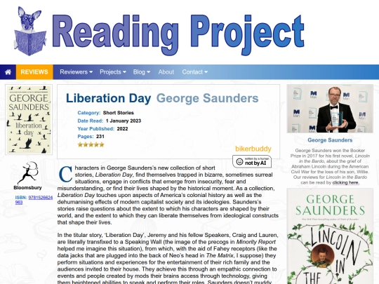 BookReviews/LiberationDay_GeorgeSaunders screenshot