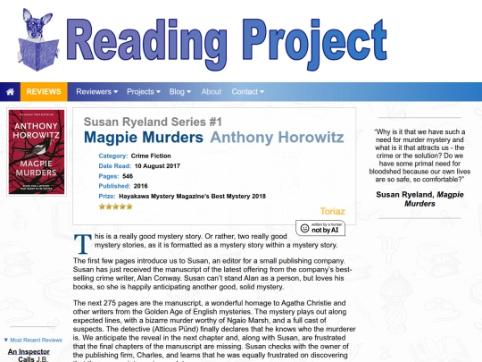 BookReviews/MagpieMurders_AnthonyHorowitz screenshot