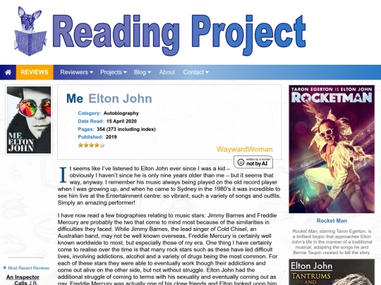BookReviews/Me_EltonJohn screenshot