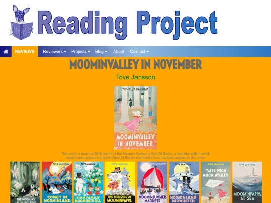 BookReviews/MoominvalleyInNovember_ToveJansson screenshot