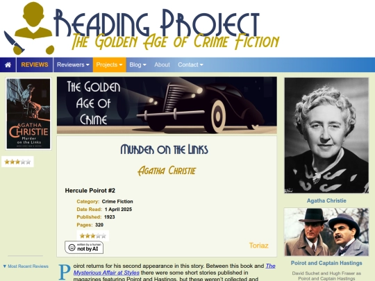 BookReviews/MurderOnTheLinks_AgathaChristie screenshot