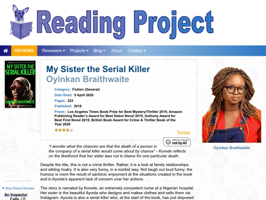 BookReviews/MySisterTheSerialKiller_OyinkanBraithwaite screenshot