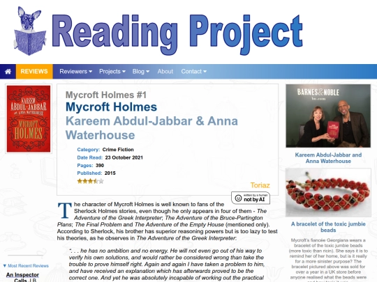 BookReviews/MycroftHolmes_KareemAbdul-Jabbar_AnnaWaterhouse screenshot