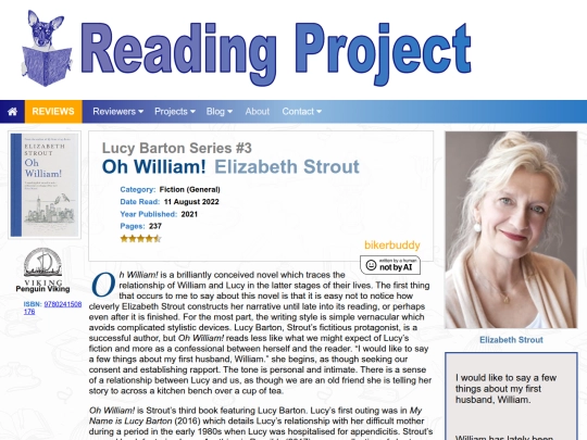 BookReviews/OhWilliam_ElizabethStrout screenshot