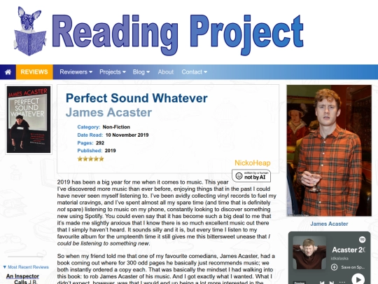 BookReviews/PerfectSoundWhatever_JamesAcaster screenshot