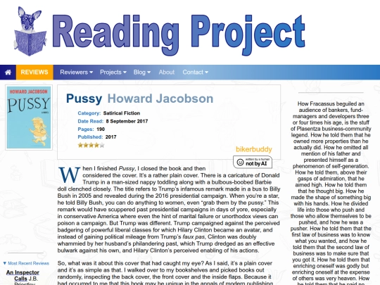 BookReviews/Pussy_HowardJacobson screenshot