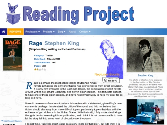 BookReviews/Rage_StephenKing screenshot