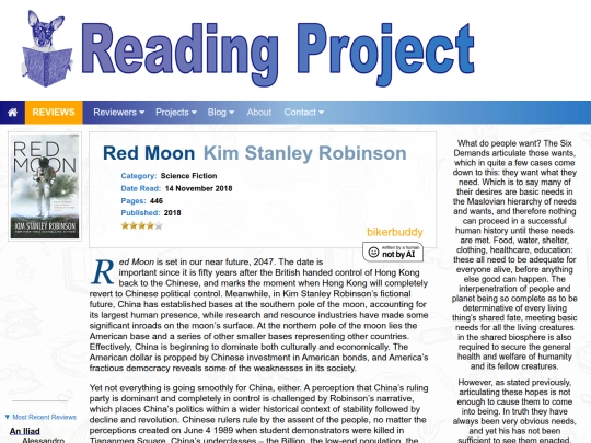 BookReviews/RedMoon_KimStanleyRobinson screenshot