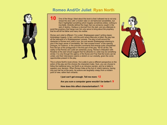BookReviews/RomeoAndOrJuliet/RJ10 screenshot