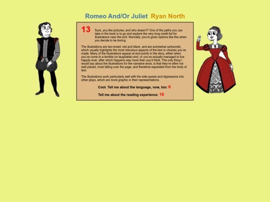 BookReviews/RomeoAndOrJuliet/RJ13 screenshot