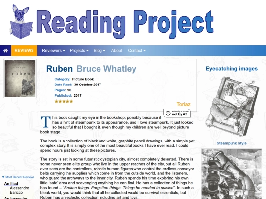 BookReviews/Ruben_BruceWhatley screenshot