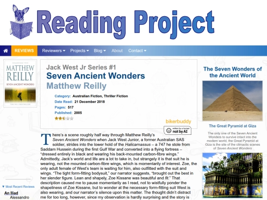 BookReviews/SevenAncientWonders_MatthewReilly screenshot