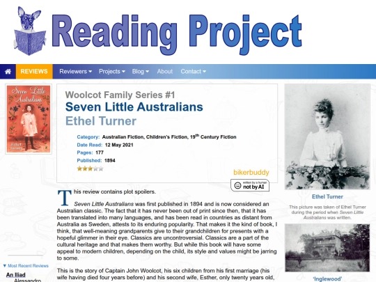 BookReviews/SevenLittleAustralians_EthelTurner screenshot