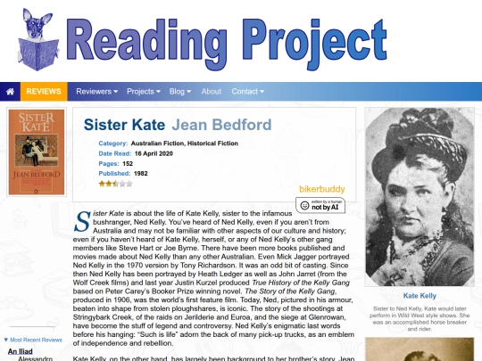 BookReviews/SisterKate_JeanBedford screenshot