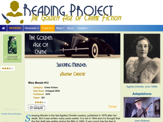 BookReviews/SleepingMurder_AgathaChristie screenshot