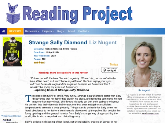 BookReviews/StrangeSallyDiamond_LizNugent screenshot