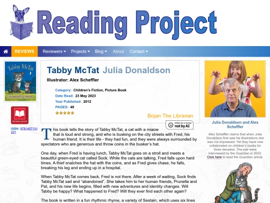 BookReviews/TabbyMcTat_JuliaDonaldson_AxelScheffler screenshot