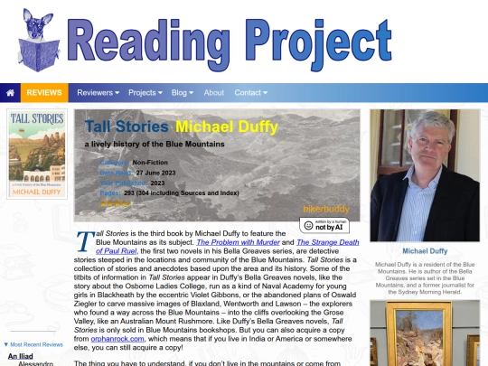 BookReviews/TallStories_MichaelDuffy screenshot