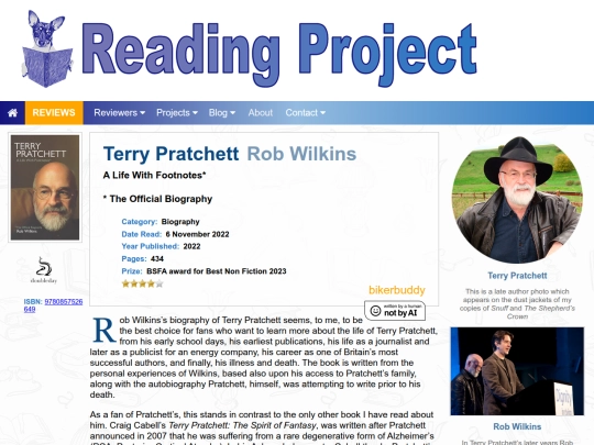 BookReviews/TerryPratchett-ALifeWithFootnotes_RobWilkins screenshot