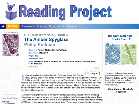 BookReviews/TheAmberSpyglass_PhilipPullman screenshot