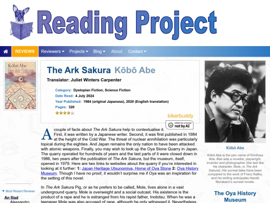 BookReviews/TheArkSakura_KoboAbe screenshot